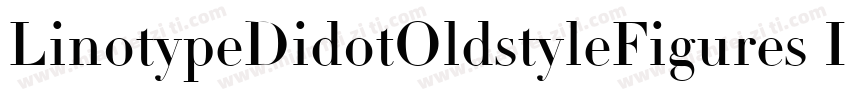 LinotypeDidotOldstyleFigures Ita字体转换